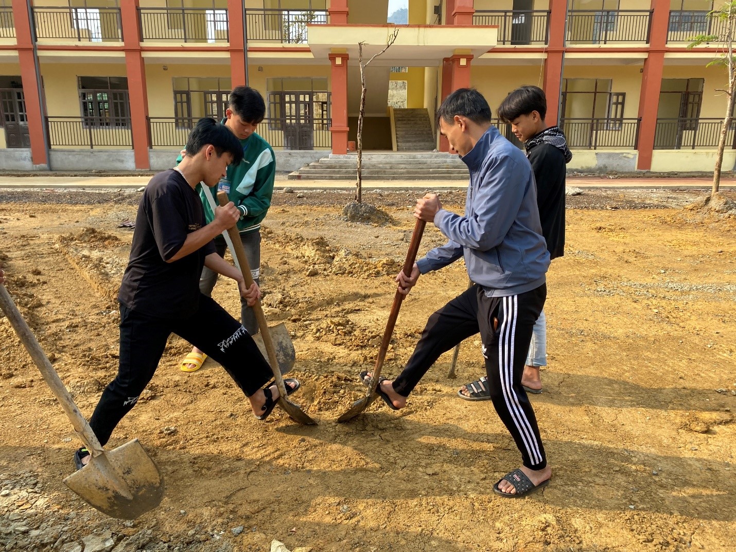 thầy giáo Phạm Thu Phương - CTCĐ tham gia hưởng ứng 'Tết trồng cây' 